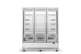 BME1500N-A 3 Glass Door Display or Storage Fridge