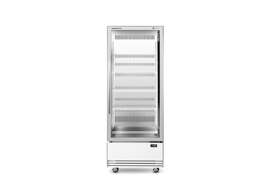 BME600N-A 1 Glass Door Display or Storage Fridge