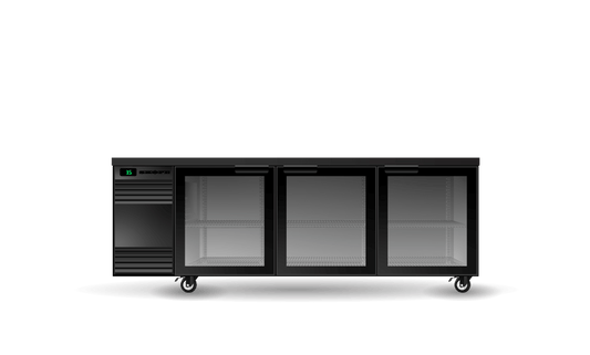 BackBar 2 Glass Swing Door SlimLine Fridge SL.2.GSW