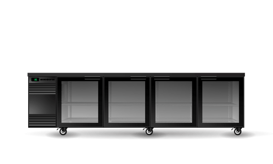 BackBar 4 Glass Swing Door SlimLine Fridge SL.4.GSW