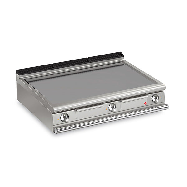 3 Burner Electric Fry Top with Smooth Mild Steel Plate and Thermostat Control Q70FT/E1200