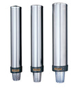 C3200P San Jamar Stainless Steel Wall Mount Pull Type Cup Dispenser to suit 180ml - 300ml cups