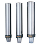C3400P San Jamar Stainless Steel Wall Mount Pull Type Cup Dispenser to suit 350ml - 710ml cups