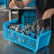 C32P214 – PERMA-SIL 8 Compartment Dishwash Cutlery Storage Basket