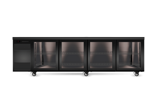 BackBar 4 Glass Sliding Door CounterLine Fridge CL.4.GSL