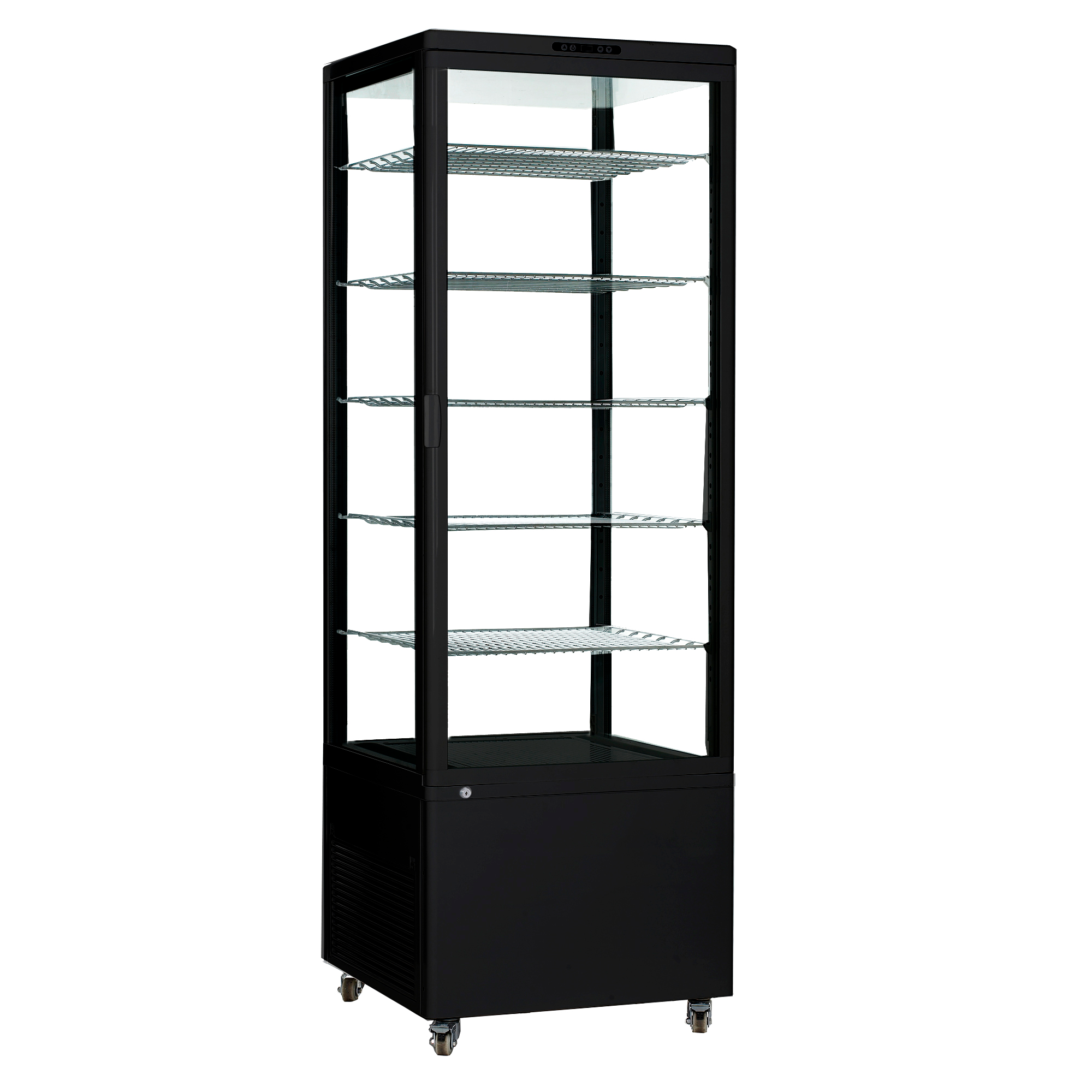 Como 500 Black King-Size Floor Standing Refrigerated Display