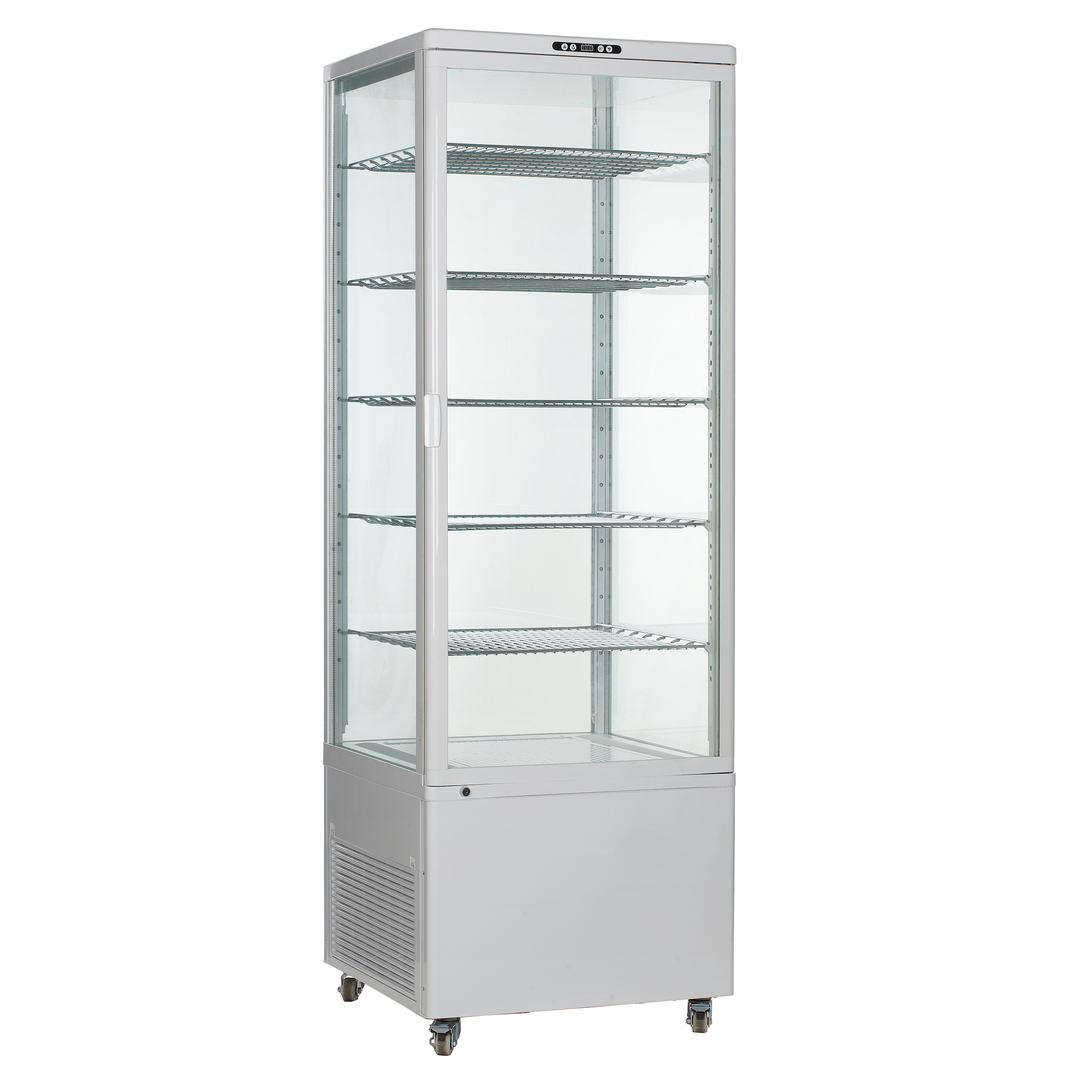 Como 500 White King-Size Floor Standing Refrigerated Display