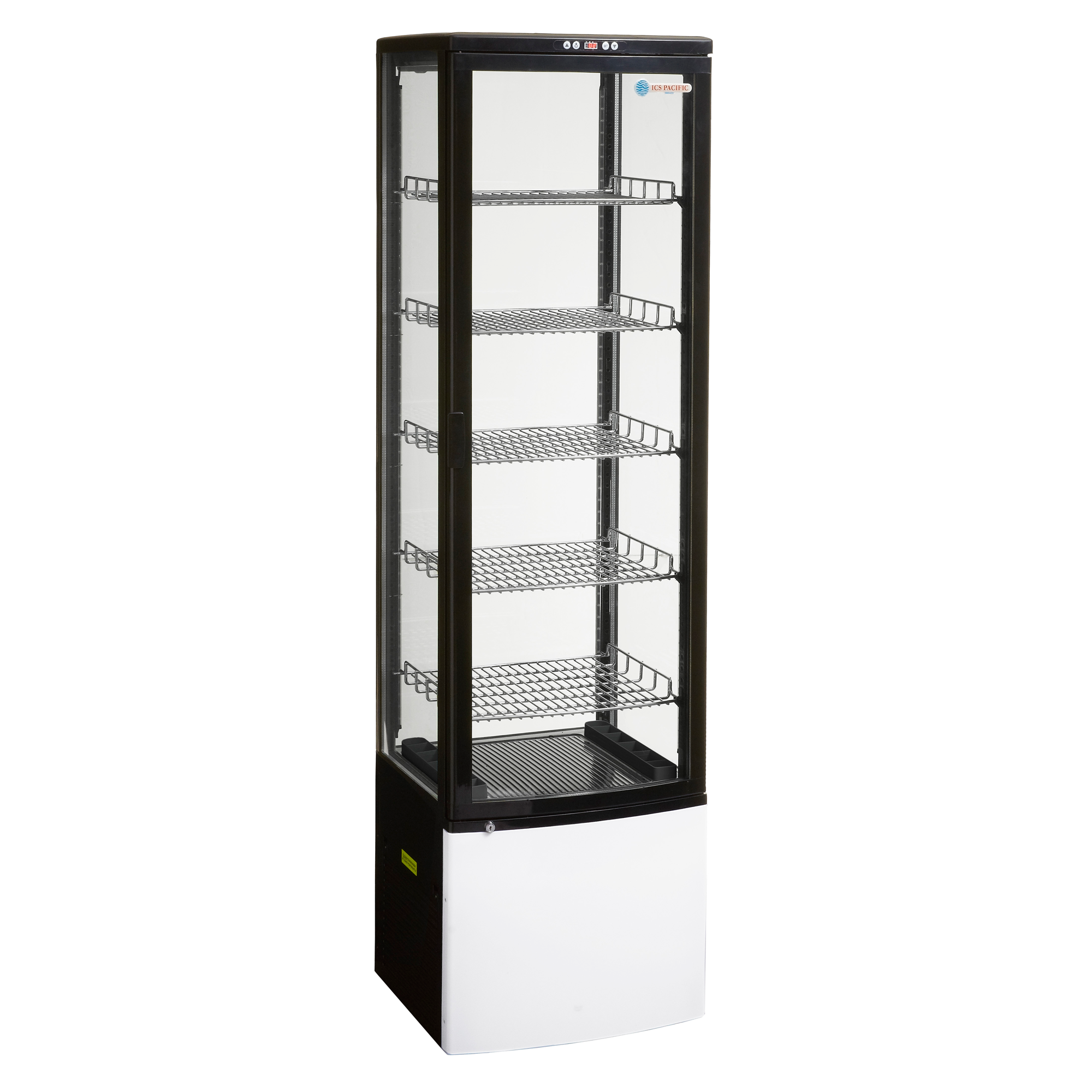 Como Black Large Floor Standing Refrigerated Display