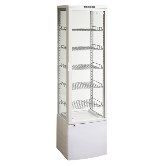 Como White Large Floor Standing Refrigerated Display