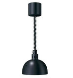 DL-750-RL/BoldBlack Hatco Decorative Heat Lamp Bold Black Retractable Cord Adjusts between 762mm & 1740mm
