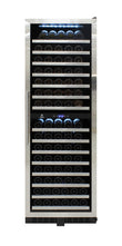 EL-142SDST Vinotemp 155-Bottle Dual-Zone Wine Cooler Built in or Free standing