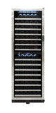 EL-142SDST Vinotemp 155-Bottle Dual-Zone Wine Cooler Built in or Free standing