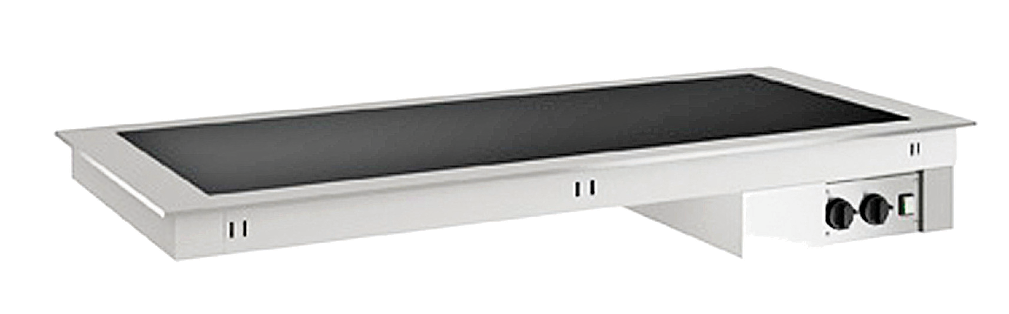 8046403 Emainox Drop-In heated ceramic glass hotplate 1780mmLx700mmD