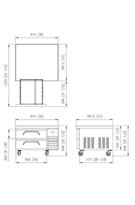 FCB-36(M) - Chef Base