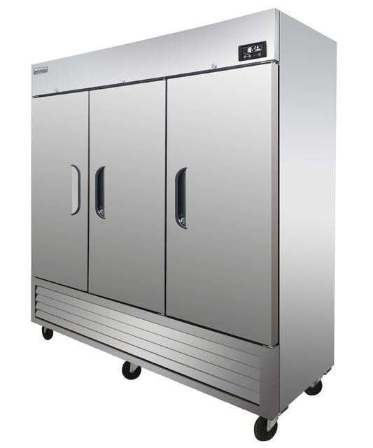 Bottom Mount Upright Freezer three Door 1912L