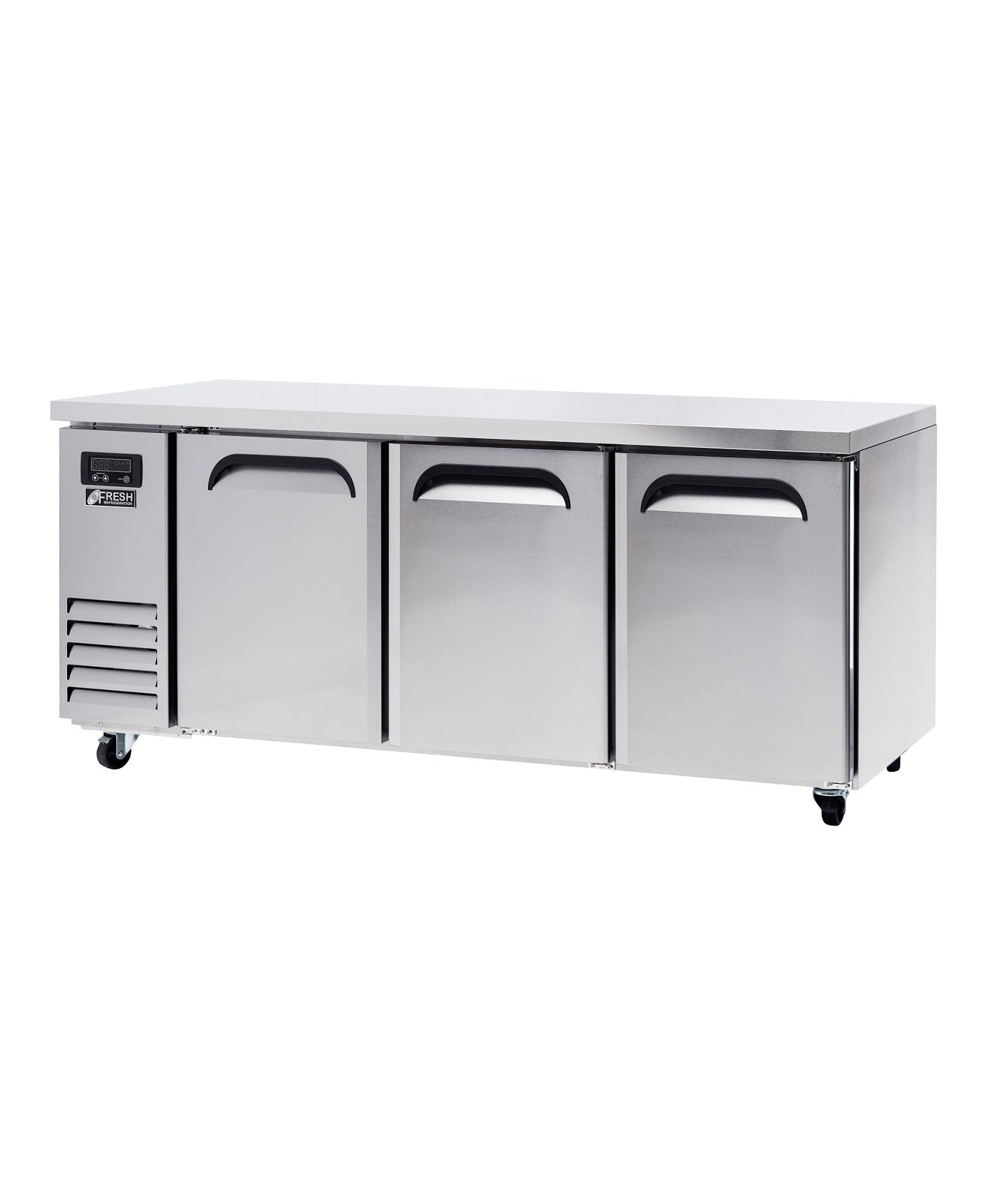 Underbench Fridge Three Door 1800mm Wide