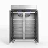 1200 Litre Upright Double Door Stainless Steel Door Freezer