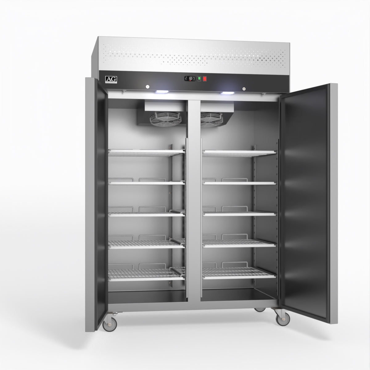 1200 Litre Upright Double Door Stainless Steel Door Freezer