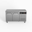 Two Door Commercial Worktop / Under Bench Freezer 700mm Depth