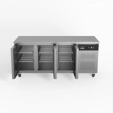 Three Door Commercial Worktop / Under Bench Freezer 700mm Depth