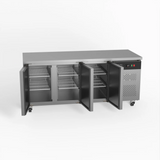 Three Door Commercial Worktop / Under Bench Freezer 700mm Depth