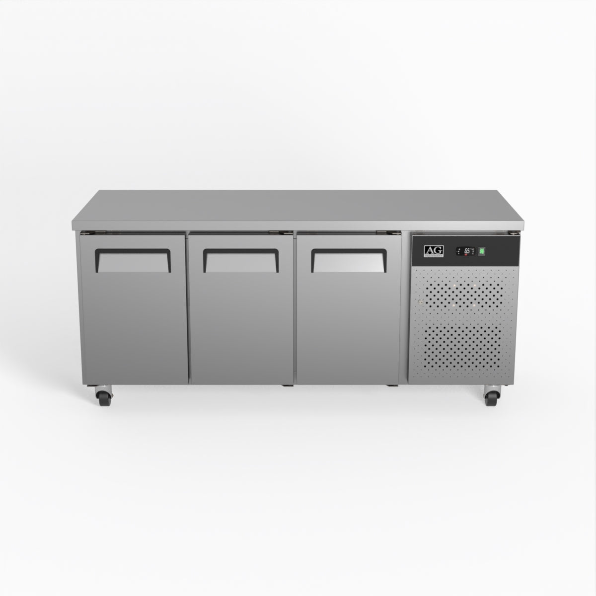 Three Door Commercial Worktop / Under Bench Fridge 700mm Depth