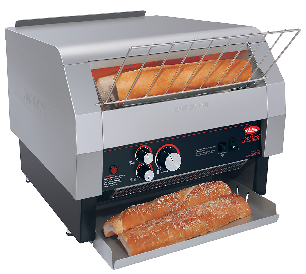 TQ-1800H Hatco Toast-Qwik Conveyor Toaster with Colorgard system up to 1200 toast slices / hour