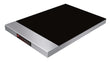 HGSM-4060 Hacto Heated Portable Black Ceramic Glass Shelf 400mmW x 600mmD x 565mmH