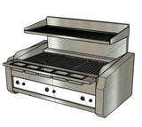IG1200 ICARUS BENCHTOP 1200MM CHARGRILL WITH VAPORISING HEARTH