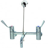 JET1836W Cleaners Sink Faucet Set with Wall Bracket Support