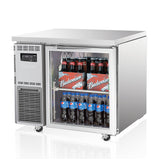 Under Counter Glass Door Fridge KGR9-1-N