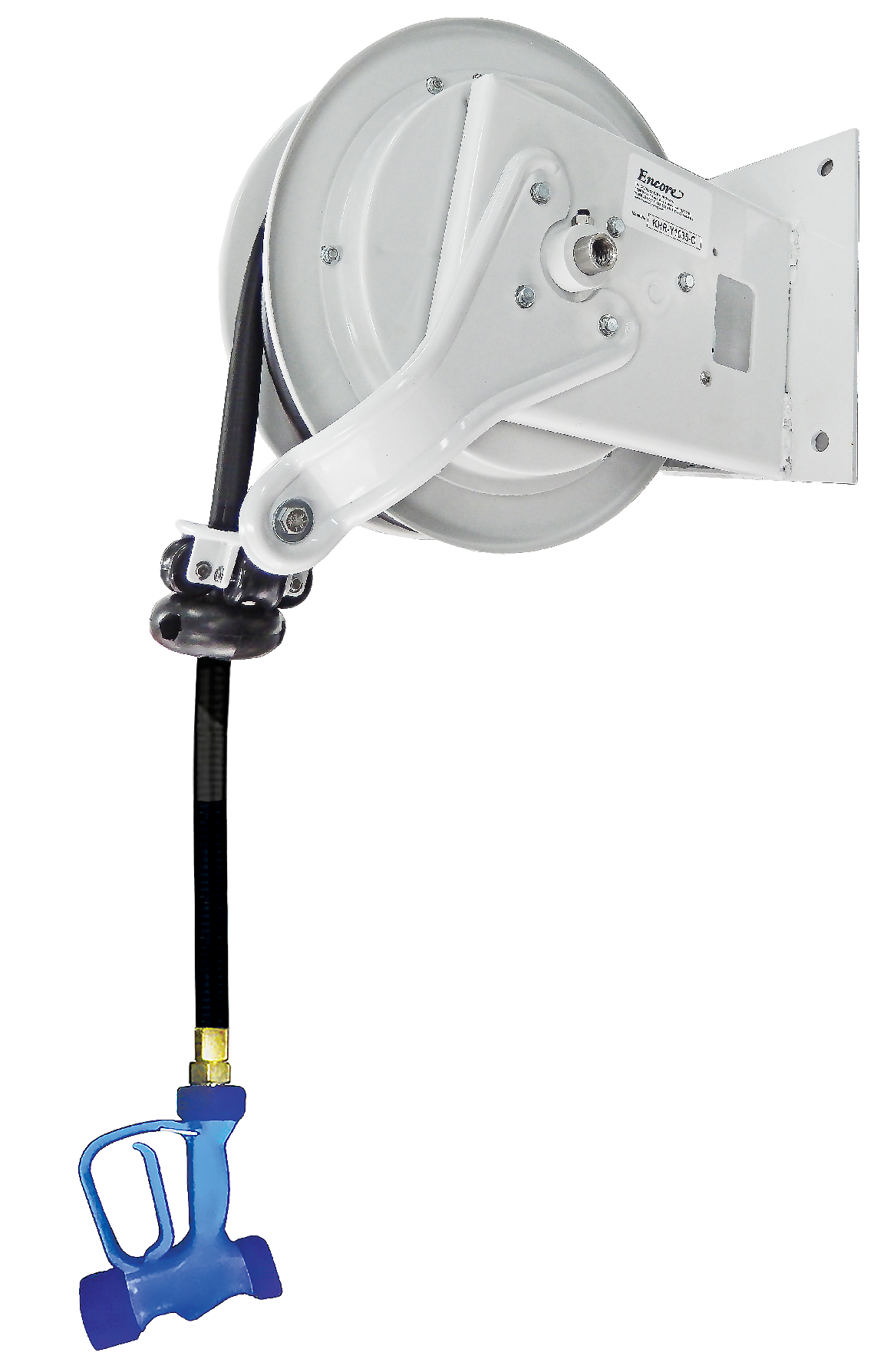JET-1035-O-Y722 11m Hose with Y722 Spray Gun Heavy Duty Hose Reel.