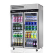 Top Mount Glass Door Fridge KR45-2G-N