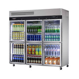 Top Mount Glass Door Fridge KR65-6G-N