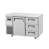 Undercounter 1 Door 3 Drawer Fridge KUR12-3D-3-N