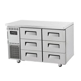 Undercounter 6 Drawer Fridge KUR12-3D-6-N