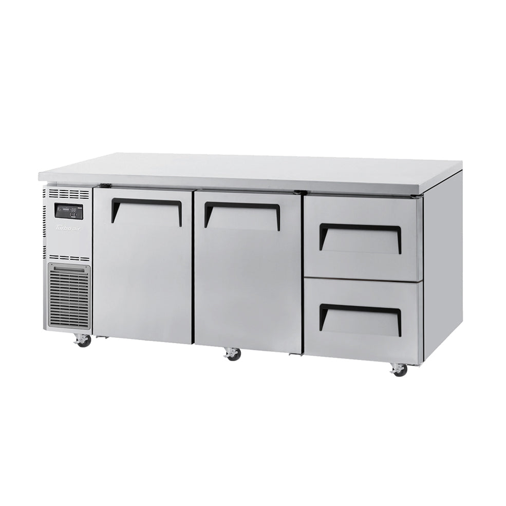 Undercounter 2 Door 2 Drawer Fridge KUR18-2D-2-N