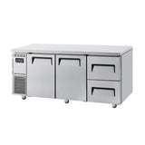 Undercounter 2 Door 2 Drawer Fridge KUR18-2D-2-N