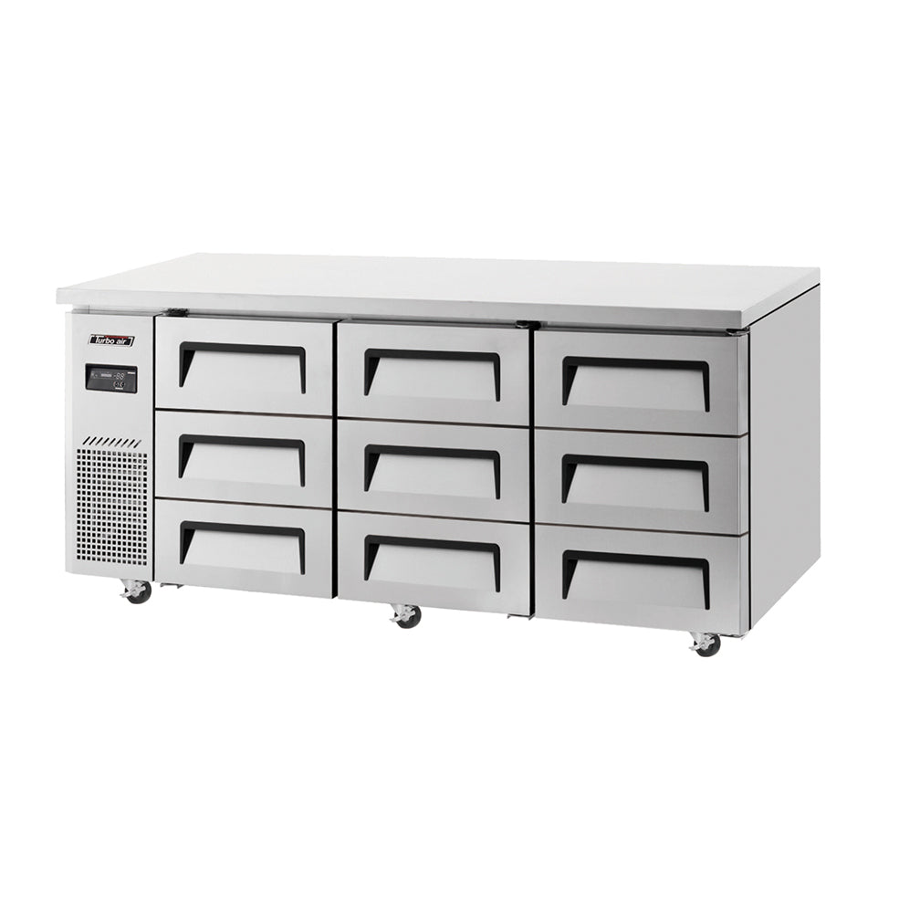 Undercounter 9 Drawer Fridge KUR18-3D-9-N