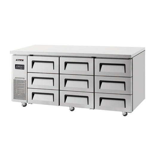 Undercounter 9 Drawer Fridge KUR18-3D-9-N