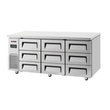 Undercounter 9 Drawer Fridge KUR18-3D-9-N