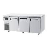 Under Counter Solid Door Freezer KUF18-3-N