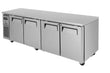 Under Counter Solid Door Fridge KUR24-4-N