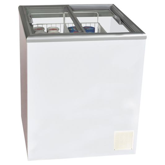 Nova 2 GSL - Glass Sliding Lid Flat Top Display & Storage Freezer
