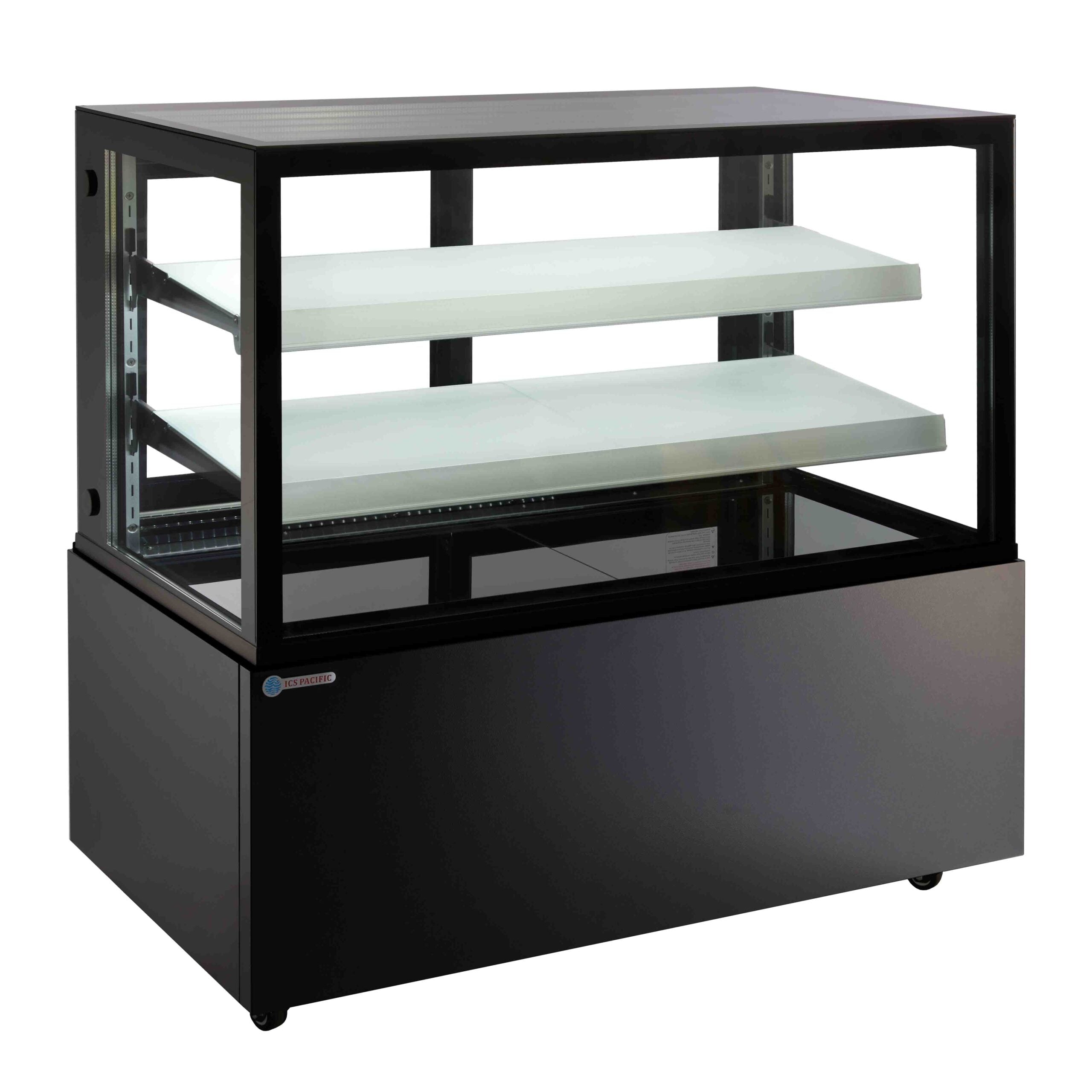 Novara 120 Black Floor Standing Refrigerated Display