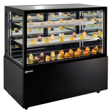 Novara Echo 120 Black Floor Standing Refrigerated Display