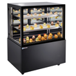 Novara Echo 90 Black Floor Standing Refrigerated Display
