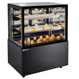 Novara Echo 90 Black Floor Standing Refrigerated Display