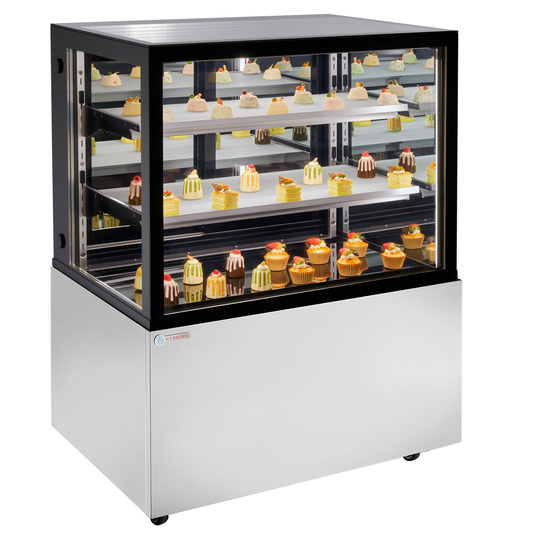 Novara Echo 90 Stainless Steel Floor Standing Refrigerated Display