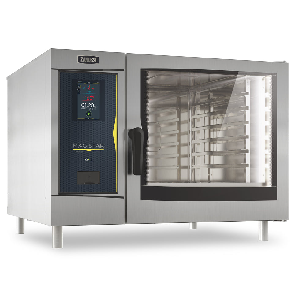 6 GN 2/1  Gas Combi (12 Trays). Touch Screen, Direct Injected Steam